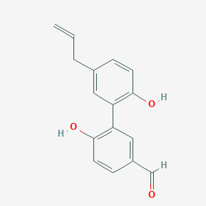 molecular formula C16H14O3 B041806 Magnaldehyde D CAS No. 93753-33-4