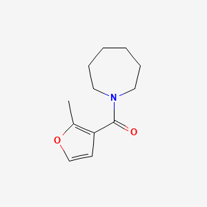 molecular formula C12H17NO2 B4180783 Azepan-1-yl(2-methylfuran-3-yl)methanone 