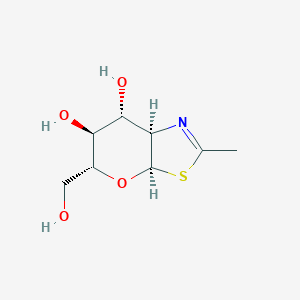 molecular formula C₈H₁₃NO₄S B041809 3AR,5R,6S,7R,7AR-5-Hydroxymethyl-2-methyl-5,6,7,7A-tetrahydro-3AH-pyrano[3,2-D]thiazole-6,7-diol CAS No. 179030-22-9
