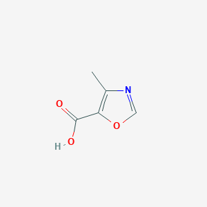 molecular formula C5H5NO3 B041810 4-Methyloxazole-5-carboxylic acid CAS No. 2510-32-9