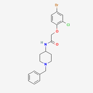 molecular formula C20H22BrClN2O2 B4181007 N-(1-benzylpiperidin-4-yl)-2-(4-bromo-2-chlorophenoxy)acetamide 