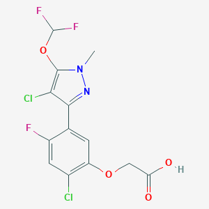 molecular formula C13H9Cl2F3N2O4 B041819 Pyraflufen CAS No. 129630-17-7
