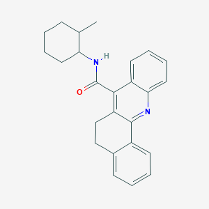 molecular formula C25H26N2O B418208 N-(2-methylcyclohexyl)-5,6-dihydrobenzo[c]acridine-7-carboxamide 