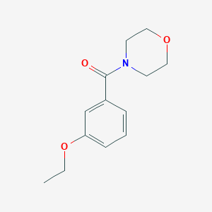 molecular formula C13H17NO3 B4182095 (3-ETHOXYPHENYL)(MORPHOLINO)METHANONE 