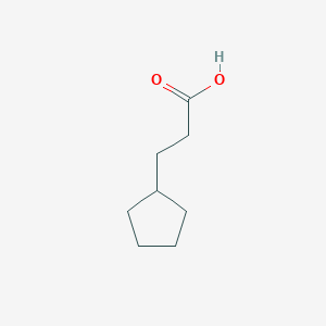 molecular formula C8H14O2 B041826 3-Cyclopentylpropionic acid CAS No. 140-77-2