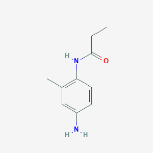 molecular formula C10H14N2O B418507 N-(4-amino-2-methylphenyl)propanamide CAS No. 436089-01-9