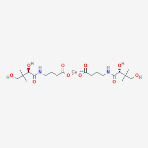 molecular formula C₂₀H₃₆CaN₂O₁₀ B041851 Calcium hopantenate CAS No. 17097-76-6