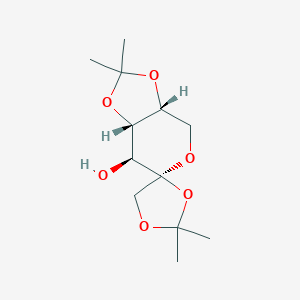 molecular formula C12H20O6 B041861 1,2:4,5-二-O-异丙基丙二醛-β-D-果糖吡喃糖 CAS No. 25018-67-1