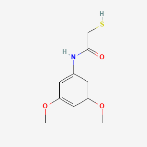 molecular formula C10H13NO3S B4186431 N-(3,5-dimethoxyphenyl)-2-sulfanylacetamide 