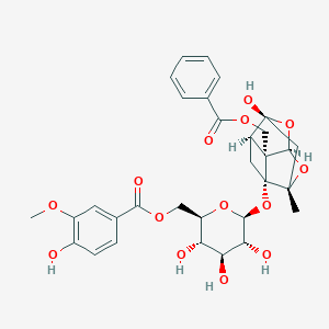 molecular formula C31H34O14 B041872 牡丹皮苷J CAS No. 262350-52-7
