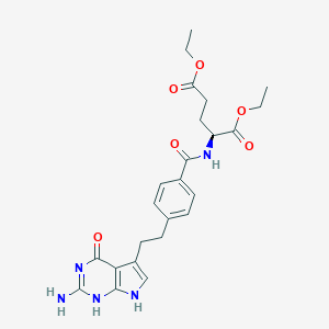 molecular formula C24H29N5O6 B041877 Pemetrexed Diethyl Ester CAS No. 146943-43-3