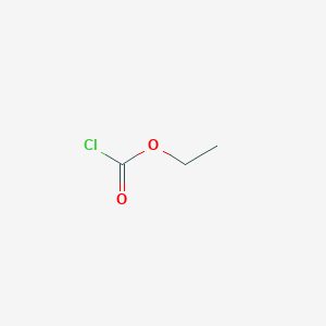 molecular formula C3H5ClO2<br>ClCOOC2H5<br>C3H5ClO2 B041880 Ethyl chloroformate CAS No. 541-41-3