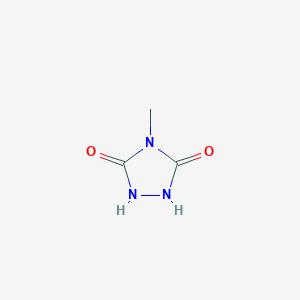 molecular formula C3H5N3O2 B041882 4-Methyl-1,2,4-triazolidine-3,5-dione CAS No. 16312-79-1