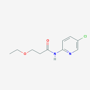 molecular formula C10H13ClN2O2 B4188333 N-(5-chloropyridin-2-yl)-3-ethoxypropanamide 