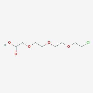 molecular formula C8H15ClO5 B041911 2-[2-[2-(2-氯乙氧基)乙氧基]乙氧基]乙酸 CAS No. 396106-50-6