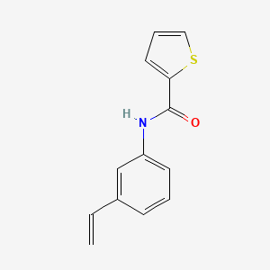 molecular formula C13H11NOS B4191101 N-(3-ethenylphenyl)thiophene-2-carboxamide 
