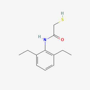 molecular formula C12H17NOS B4192593 n-(2,6-Diethylphenyl)-2-sulfanylacetamide CAS No. 34282-27-4
