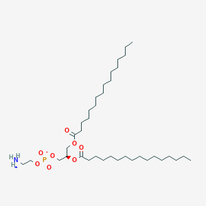 molecular formula C37H74NO8P B041927 2-ammonioethyl (2R)-2,3-bis(palmitoyloxy)propyl phosphate CAS No. 923-61-5