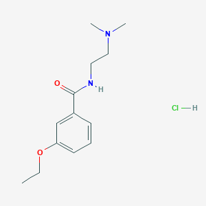 molecular formula C13H21ClN2O2 B4193364 N-[2-(dimethylamino)ethyl]-3-ethoxybenzamide;hydrochloride 