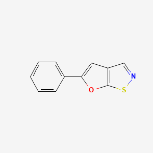 molecular formula C11H7NOS B4193719 Furo[3,2-d]isothiazole, 5-phenyl- CAS No. 62947-16-4