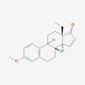 molecular formula C20H24O2 B041946 (8R,9S,13S,14S)-13-ethyl-3-methoxy-7,8,9,11,12,14-hexahydro-6H-cyclopenta[a]phenanthren-17-one CAS No. 32017-16-6