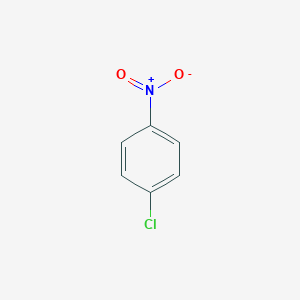 molecular formula NO2C6H4Cl<br>C6H4ClNO2 B041953 1-氯-4-硝基苯 CAS No. 100-00-5