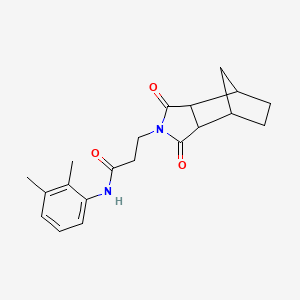 molecular formula C20H24N2O3 B4195641 N-(2,3-dimethylphenyl)-3-(1,3-dioxooctahydro-2H-4,7-methanoisoindol-2-yl)propanamide 