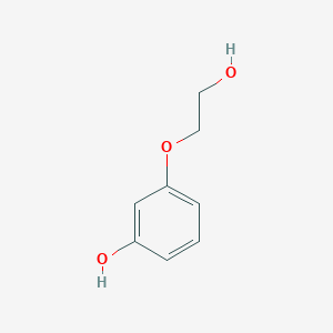 molecular formula C₈H₁₀O₃ B041959 3-(2-羟基乙氧基)苯酚 CAS No. 20150-19-0