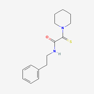 molecular formula C15H20N2OS B4197382 N-(2-phenylethyl)-2-(1-piperidinyl)-2-thioxoacetamide 
