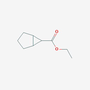 molecular formula C9H14O2 B041975 Ethyl bicyclo[3.1.0]hexane-6-carboxylate CAS No. 72229-06-2