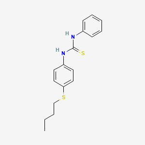 molecular formula C17H20N2S2 B4198732 N-[4-(butylthio)phenyl]-N'-phenylthiourea 