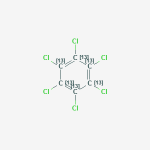 molecular formula C6Cl6 B041993 Hexachlorobenzene-13C6 CAS No. 93952-14-8