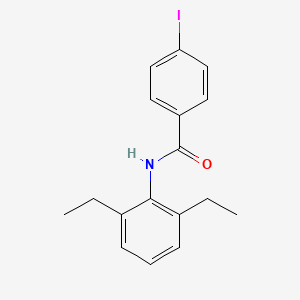molecular formula C17H18INO B4199923 N-(2,6-diethylphenyl)-4-iodobenzamide 