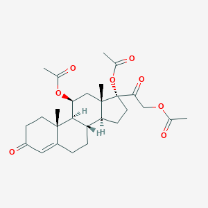 molecular formula C27H36O8 B042000 Hydrocortisone 11,17,21-Triacetate CAS No. 3517-51-9
