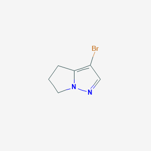 molecular formula C6H7BrN2 B042010 3-Bromo-5,6-dihydro-4H-pyrrolo[1,2-B]pyrazole CAS No. 174790-35-3