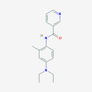 N-[4-(diethylamino)-2-methylphenyl]nicotinamide