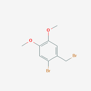molecular formula C9H10Br2O2 B042020 2-溴-4,5-二甲氧基苄溴化物 CAS No. 53207-00-4