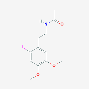 molecular formula C12H16INO3 B420241 N-[2-(2-iodo-4,5-dimethoxyphenyl)ethyl]acetamide CAS No. 66384-45-0