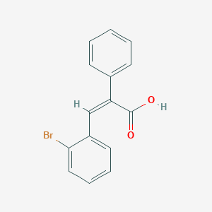 molecular formula C15H11BrO2 B420254 3-(2-Bromophenyl)-2-phenylacrylic acid CAS No. 19319-29-0