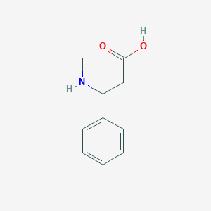 molecular formula C10H13NO2 B042027 3-(甲基氨基)-3-苯基丙酸 CAS No. 76497-43-3
