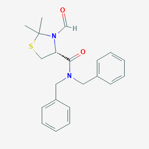 molecular formula C21H24N2O2S B420288 N,N-dibenzyl-3-formyl-2,2-dimethyl-1,3-thiazolidine-4-carboxamide 