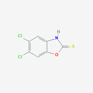 molecular formula C7H3Cl2NOS B042029 2(3H)-Benzoxazolethione, 5,6-dichloro- CAS No. 71865-29-7
