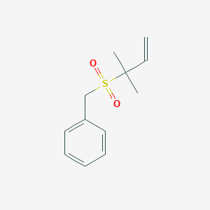 molecular formula C12H16O2S B420294 2-Methylbut-3-en-2-ylsulfonylmethylbenzene CAS No. 73082-83-4
