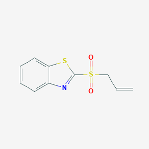 molecular formula C10H9NO2S2 B420315 2-(Prop-2-ene-1-sulfonyl)-benzothiazole 