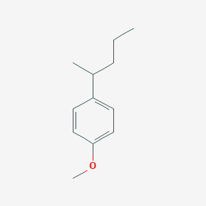 molecular formula C12H18O B042038 4-(1-Methyl-butyl)-anisole CAS No. 4125-32-0