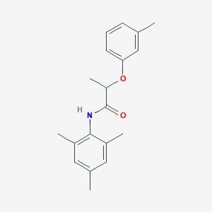 molecular formula C19H23NO2 B4203803 N-mesityl-2-(3-methylphenoxy)propanamide 