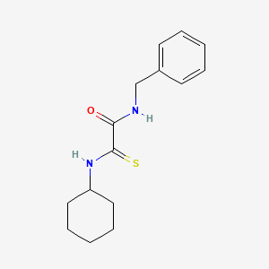 molecular formula C15H20N2OS B4204298 N-benzyl-2-(cyclohexylamino)-2-thioxoacetamide 