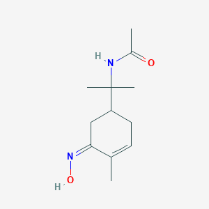 molecular formula C12H20N2O2 B420549 N-{1-[5-(hydroxyimino)-4-methyl-3-cyclohexen-1-yl]-1-methylethyl}acetamide 