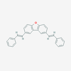 molecular formula C28H20O B420561 2,8-bis(2-phenylvinyl)dibenzo[b,d]furan 