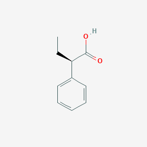 molecular formula C10H12O2 B042062 (R)-(-)-2-Phenylbutyric acid CAS No. 938-79-4